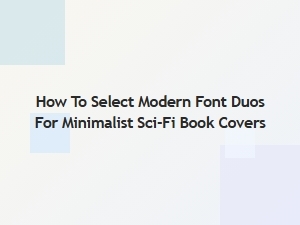 Selecting Font Duos for Minimalist Sci-Fi Covers